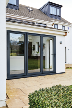 ALU SLIDING DOOR SET GREY