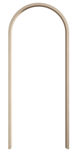 BLONDE OAK CURVED DOOR FRAME