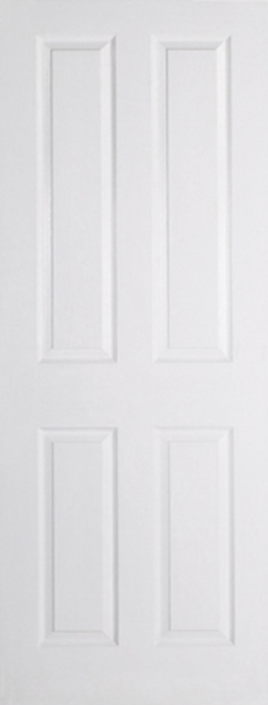 4P Textured Internal White Moulded Door