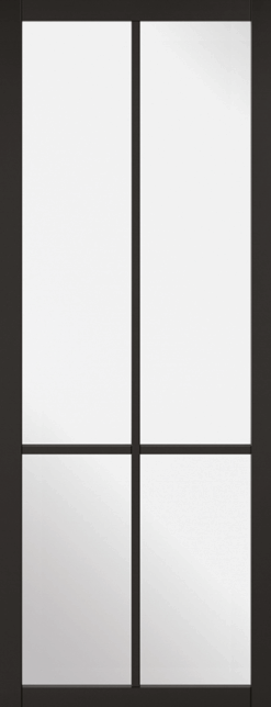 Liberty 4L Black Pre-finished Door