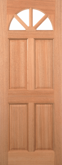 Carolina 4P External Hardwood M&T Door