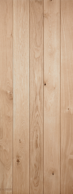 Ledged Internal Oak Door