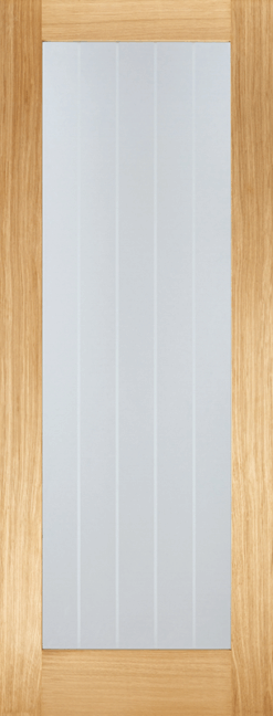 Oak Mexicano Pattern 10 Glazed Pre-Finished Door