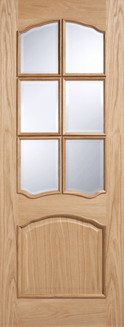 Riviera Internal Oak With Raised Mouldings Both Sides