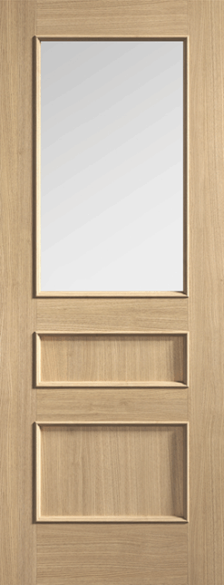 Internal Pre-finished Oak Toledo Glazed Door